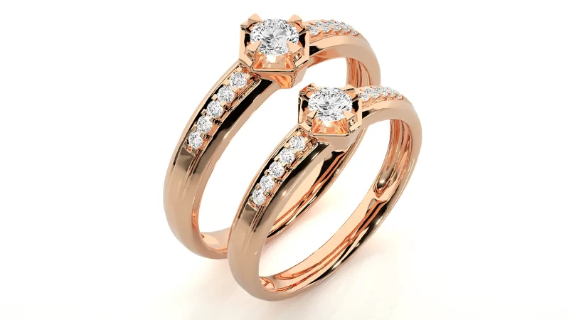 Verighete Cuplu Sparkling Fine Aur 18k Real Diamonds - Belize City