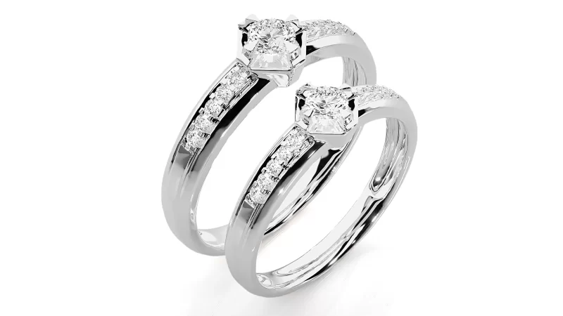 Verighete Cuplu Sparkling Fine Aur 18k Real Diamonds - Belize City
