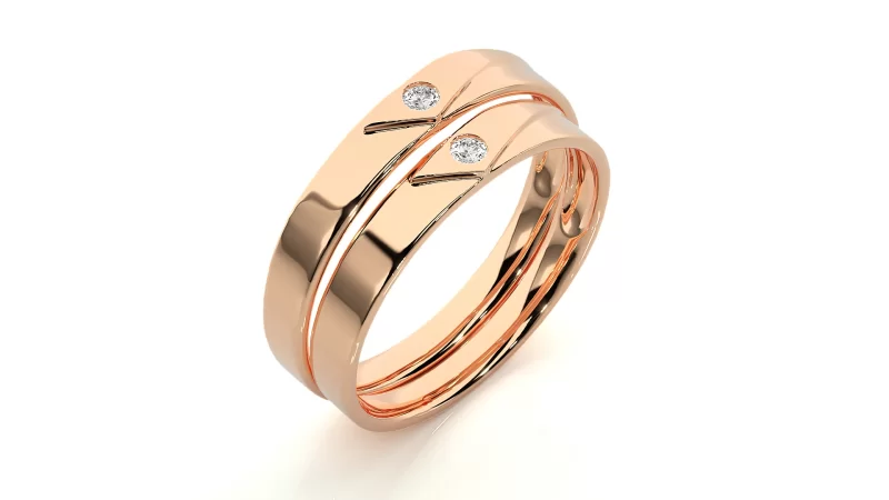 Verighete Cuplu Pure Elegance Aur 18k Genuine Diamonds - Caracas