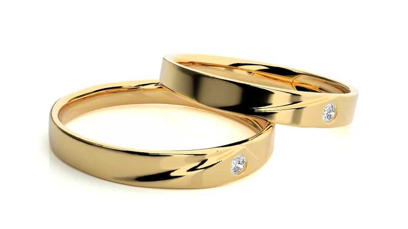 Verighete Cuplu Pure Elegance Aur 18k Genuine Diamonds - Caracas