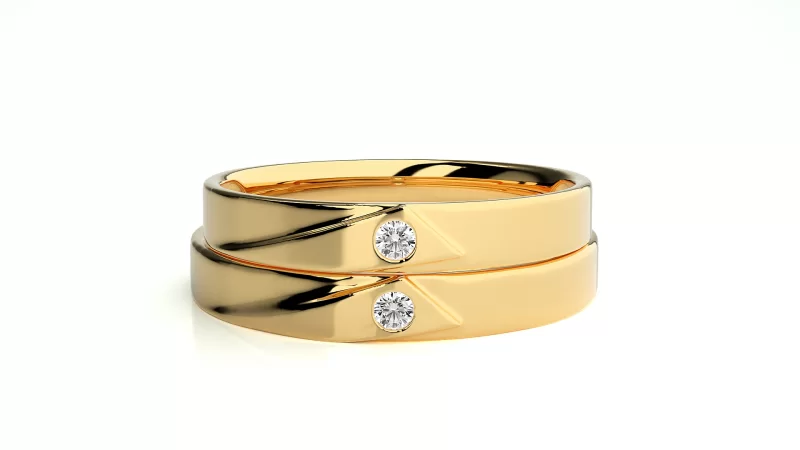Verighete Cuplu Pure Elegance Aur 18k Genuine Diamonds - Caracas