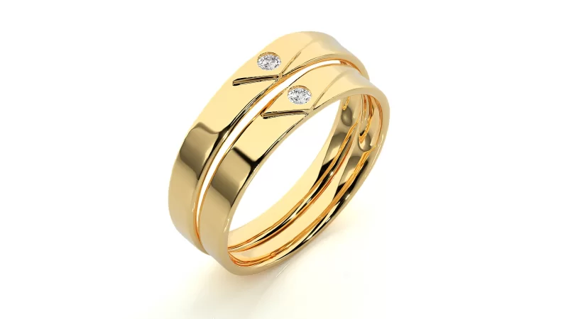 Verighete Cuplu Pure Elegance Aur 18k Genuine Diamonds - Caracas