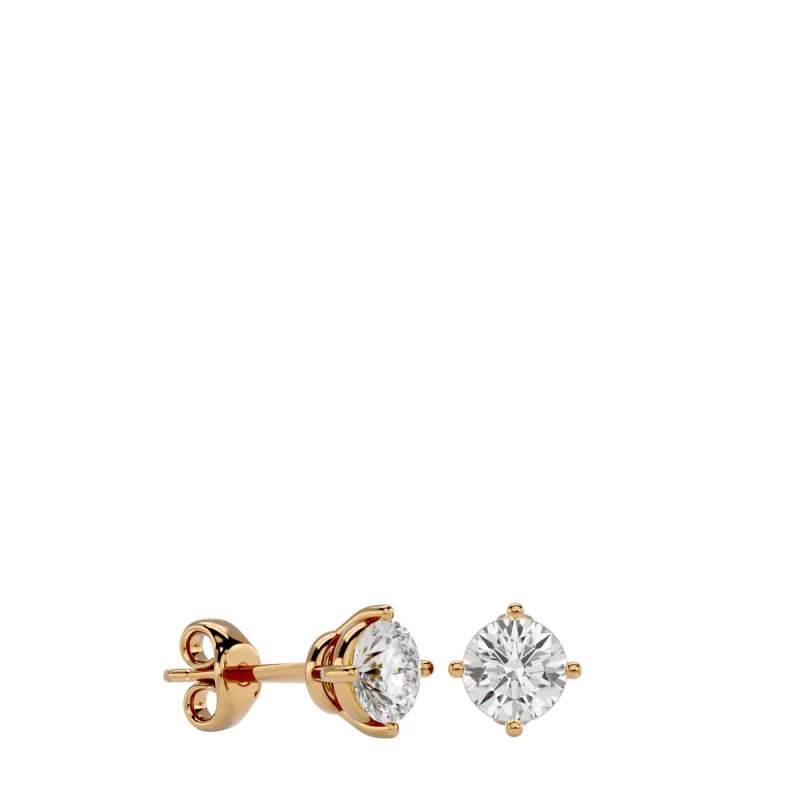 Cercei Aur Elegant Stud Aur 18k  Diamonds - Sofia