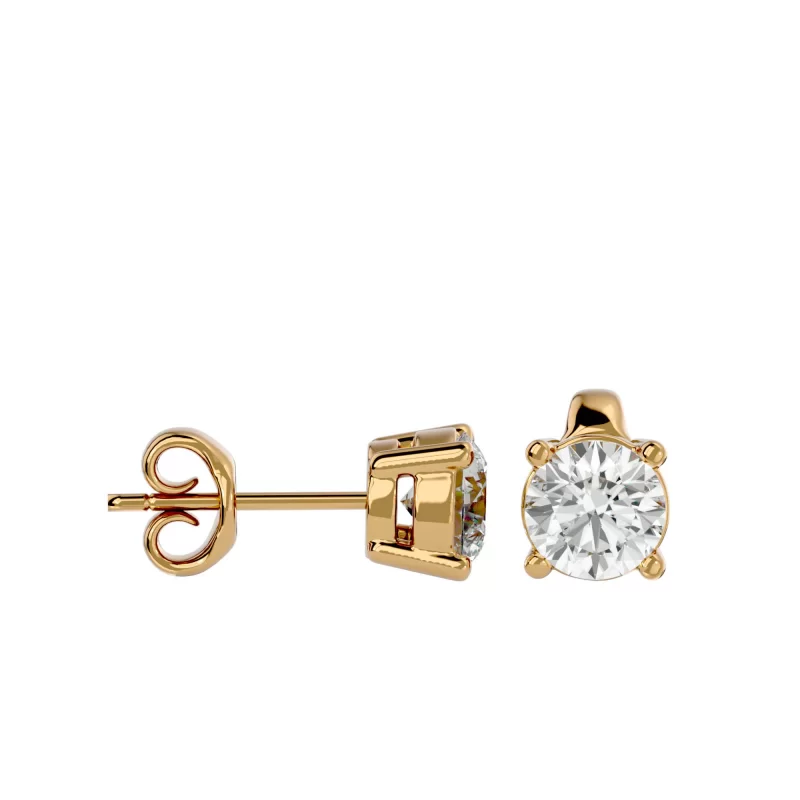 Cercei Aur Classic Stud Aur 18k Real Diamonds - Ariana
