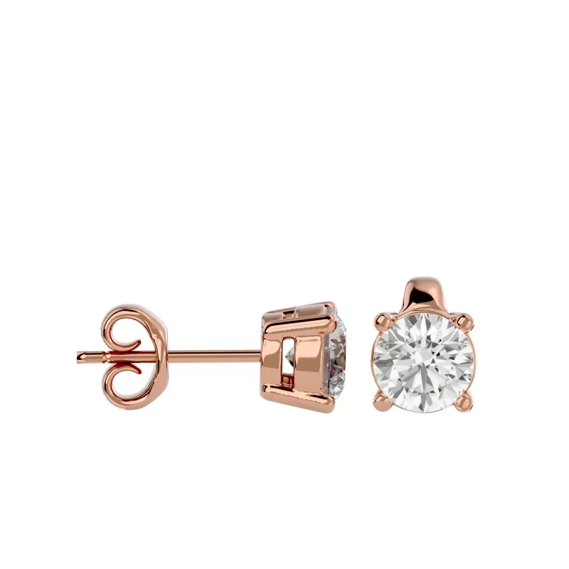Cercei Aur Classic Stud Aur 18k Real Diamonds - Ariana