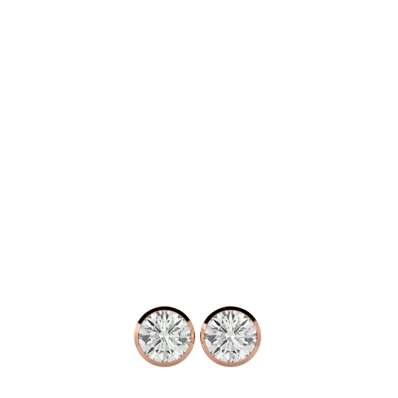 Cercei Aur Delicate Stud Aur 18k Genuine Diamonds - Carolina