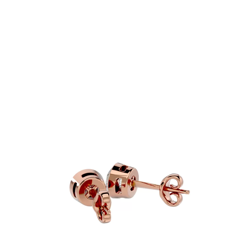 Cercei Aur Delicate Stud Aur 18k Genuine Diamonds - Carolina