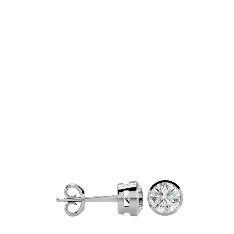 Cercei Aur Delicate Stud Aur 18k Genuine Diamonds - Carolina