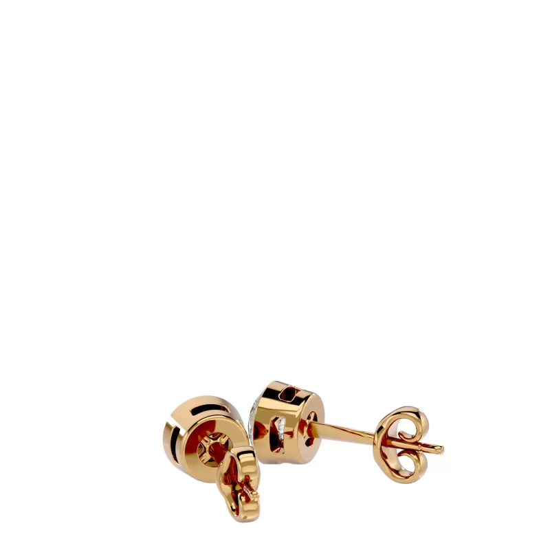 Cercei Aur Delicate Stud Aur 18k Genuine Diamonds - Carolina