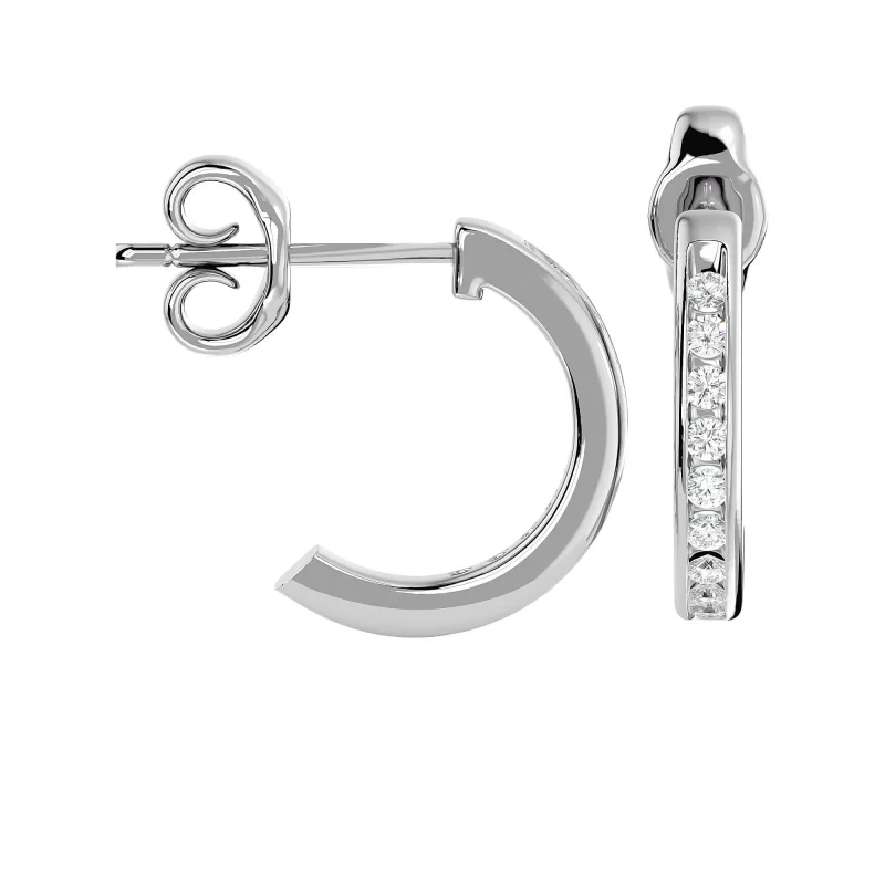 Cercei Aur 18k Diamante  - Olga