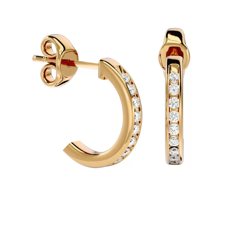 Cercei Aur 18k Diamante  - Olga