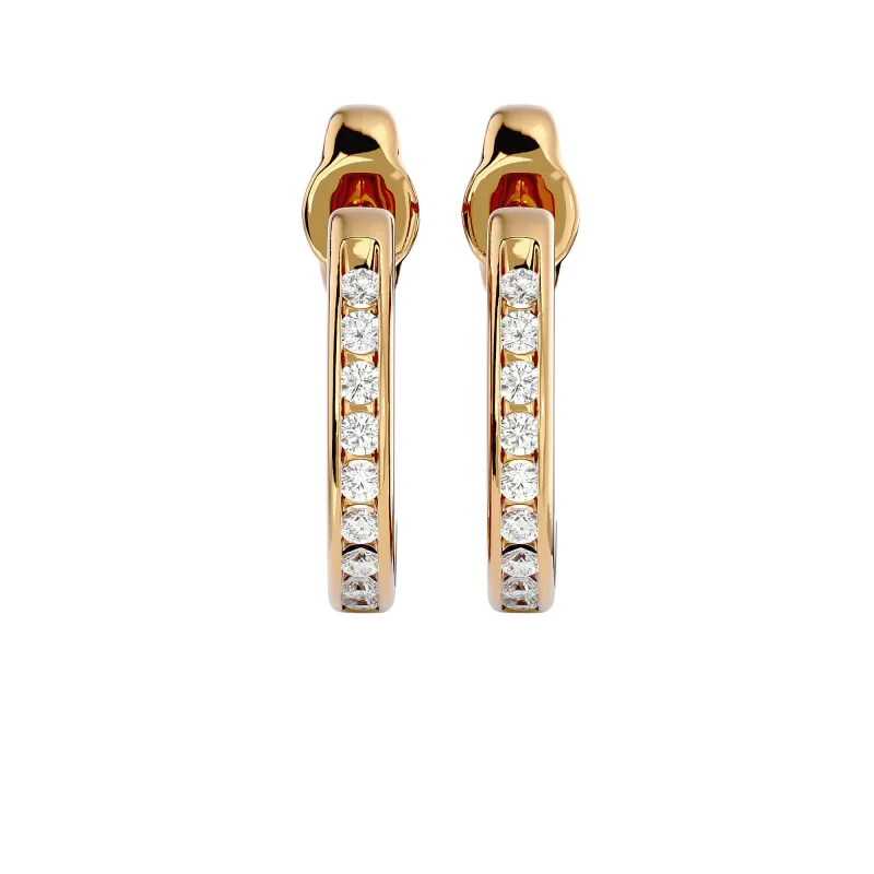 Cercei Aur 18k Diamante  - Olga