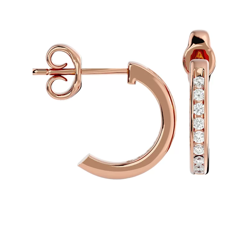Cercei Aur 18k Diamante  - Olga