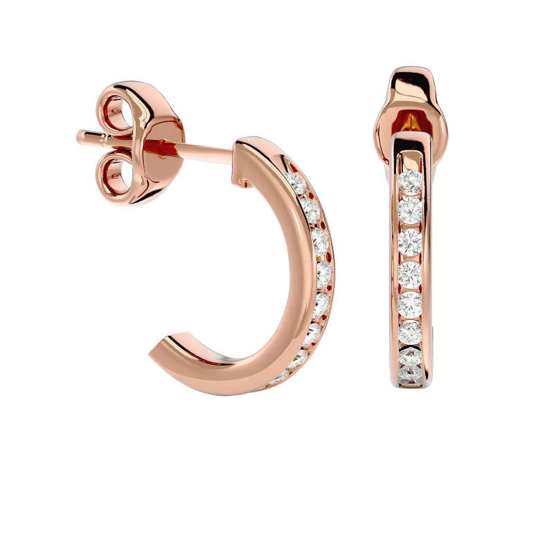 Cercei Aur 18k Diamante  - Olga