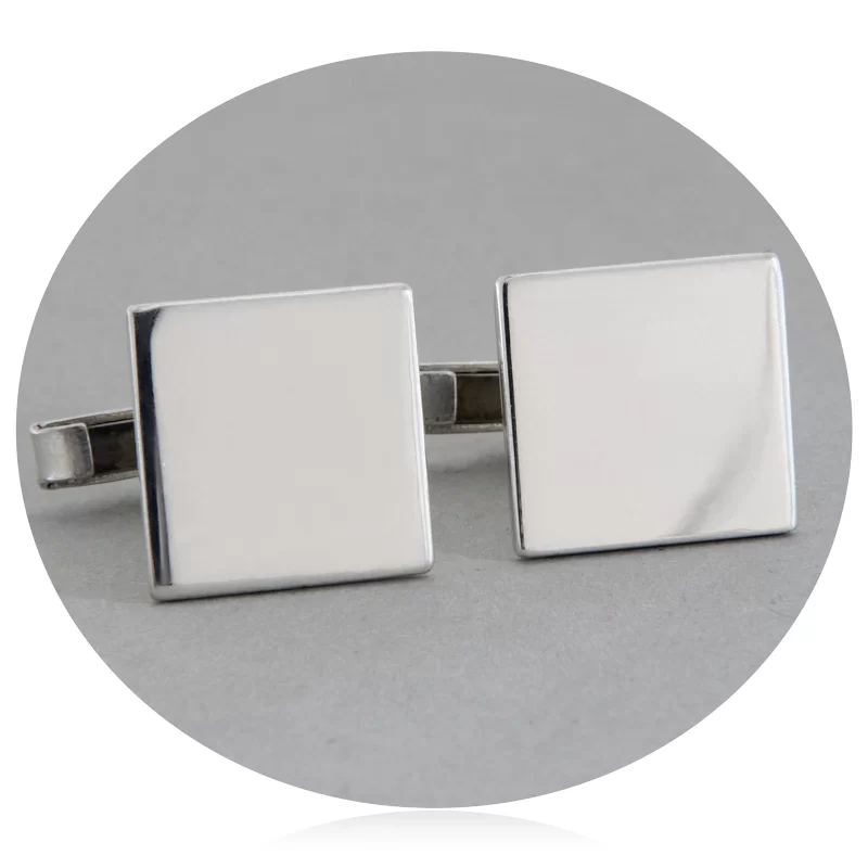 Butoni Argint 925 Silver Square - Eleganta Masculina