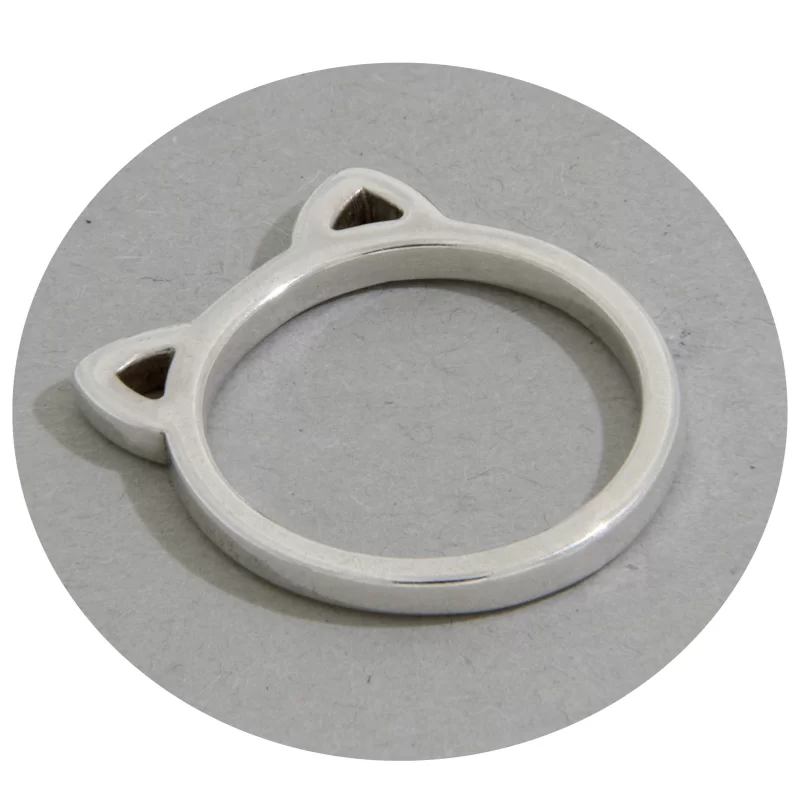 Inel Argint 925 Cute Cat Ears - Stil Jucaus si Originalitate