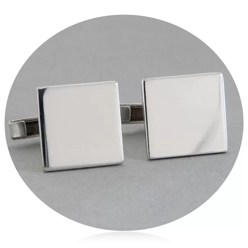 Butoni Argint 925 Silver Square - Eleganta Masculina