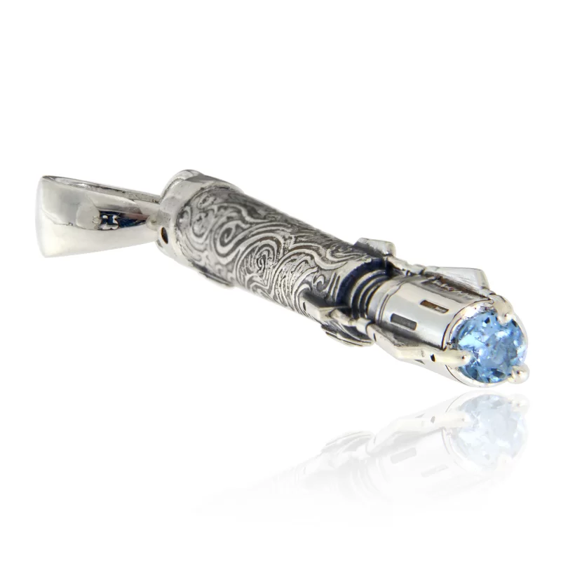 Pandantiv Argint 925 Sabie Lightsaber Star Wars - Energie si Stil Galactic