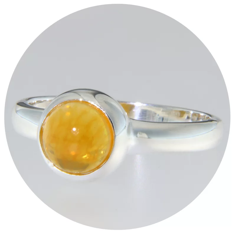 Inel Argint 925 Opal Natural - Eleganta si Stralucire Delicata