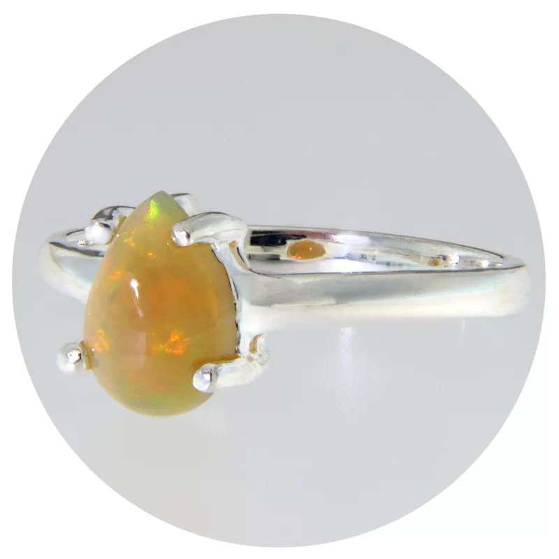 Inel Argint 925 Opal Natural - Simplitate si Eleganta