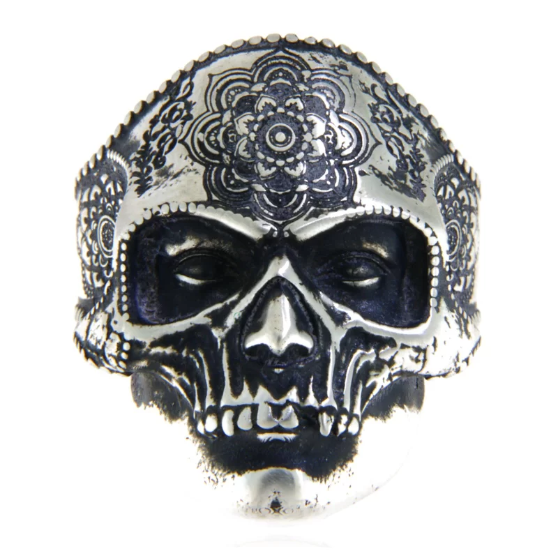 Inel Barbatesc Argint 925 Oxidat Man Behind the Mask - Mister si Forta