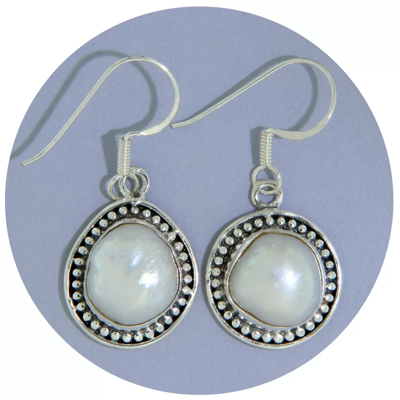 Cercei Argint 925 Perle de Cultura Naturale - Eleganta Clasica