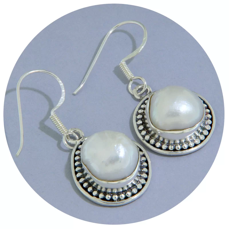Cercei Argint 925 Perle de Cultura Naturale - Eleganta Clasica