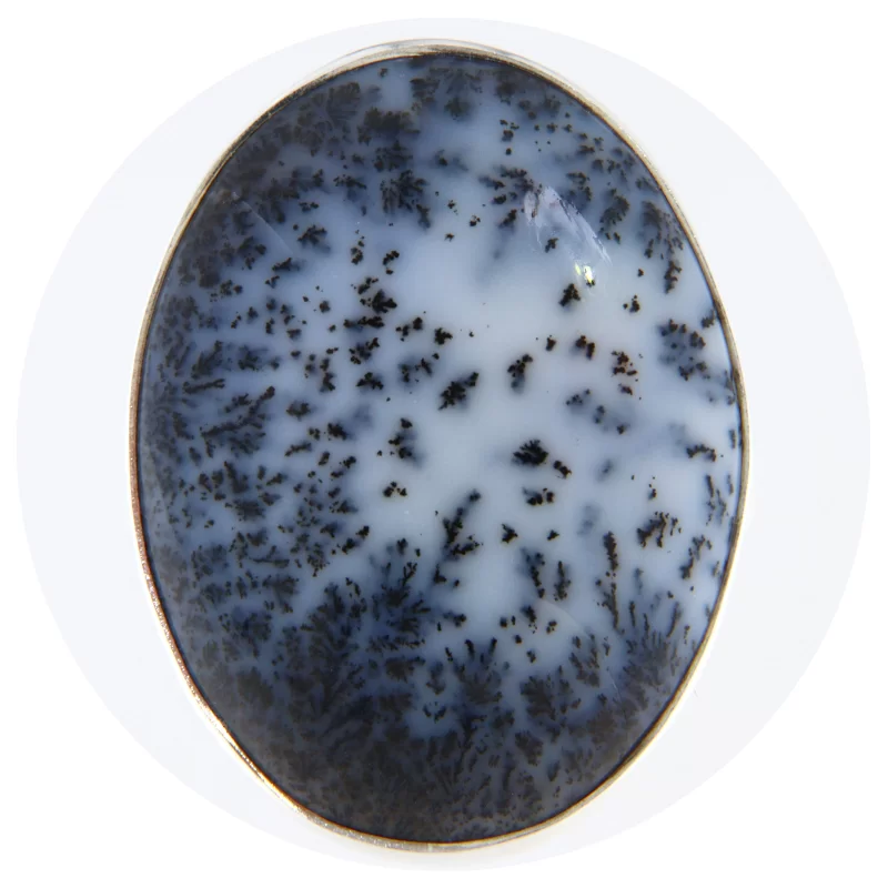 Inel Argint 925 Agat Dendritic Natural - Natura si Eleganta