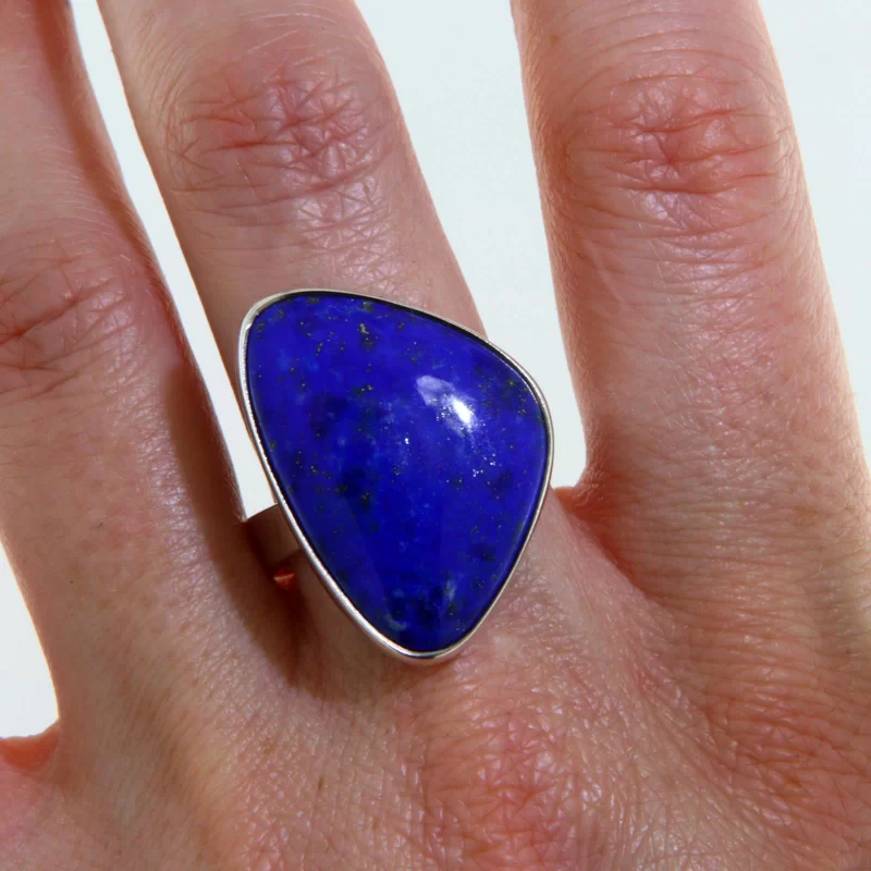 Inel Argint 925 Lapis Lazuli Natural - Culoare si Vibrantie