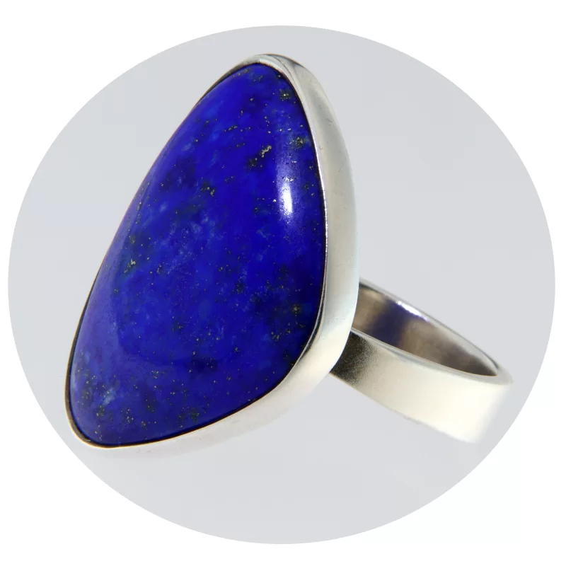 Inel Argint 925 Lapis Lazuli Natural - Culoare si Vibrantie