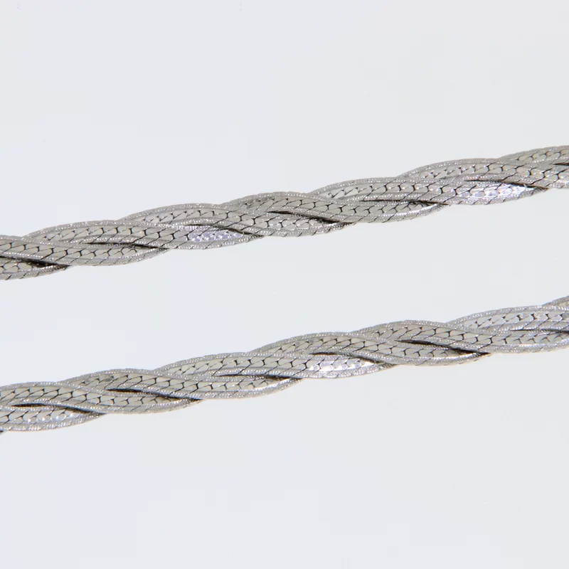 Lant Rasucit 4 mm Argint 925 Placat cu Rodiu - Shining Flow