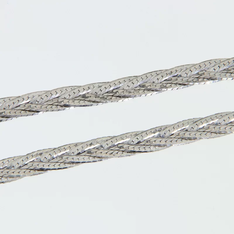 Lant Impletit 5.5 mm Argint 925 Rodiat - Bright Twisted Paths