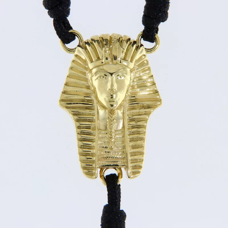 Colier Masiv Aur 14 k Margele Tutankamon Nefertiti - Minunile Egiptului