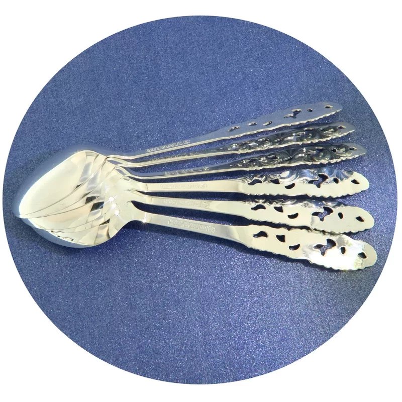 Set Lingurite Argint Masiv Exquisite Floral Elements