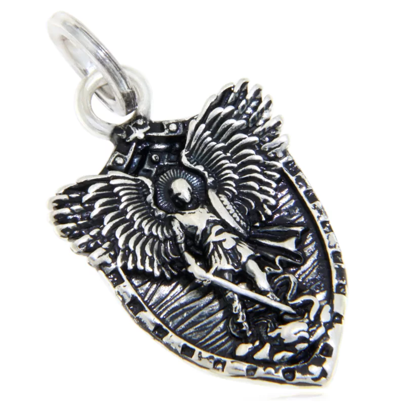 Pandant Argint 925 Arhanghelul Mihail - Protectie si Forta Spirituala