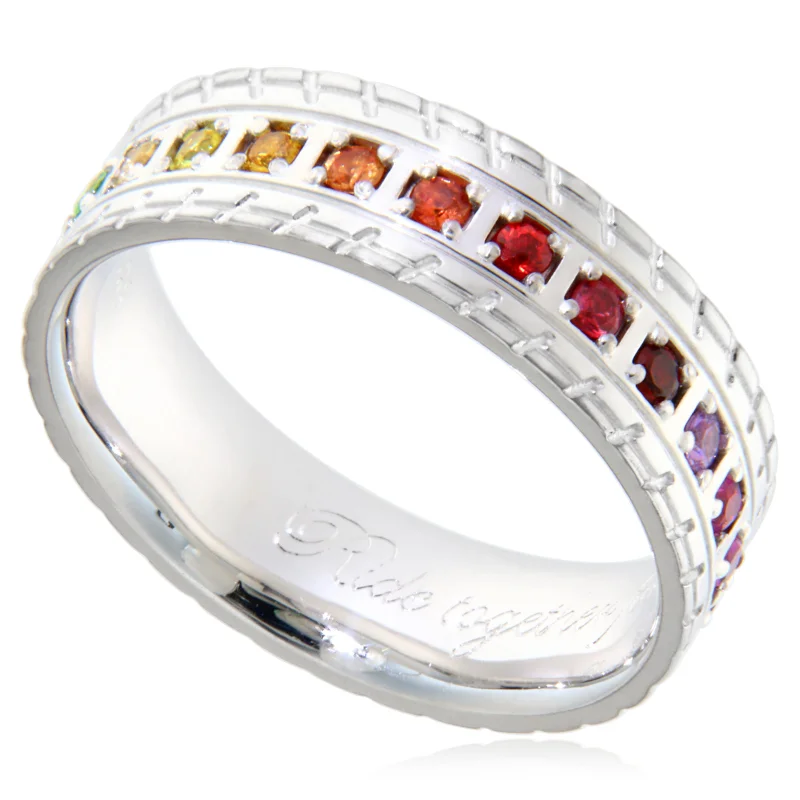 Verigheta Barbateasca Eternity Safire Multicolore Granat Tsavorit Naturale - Pasiune si Energie