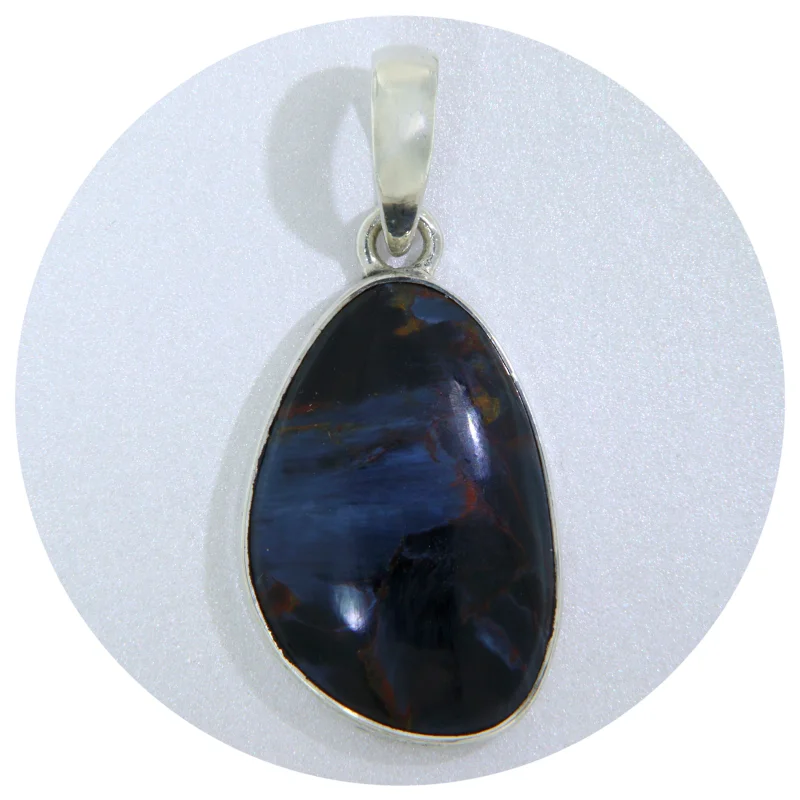 Pandantiv Argint 925 Pietersit Natural - Profunzime si Rafinament