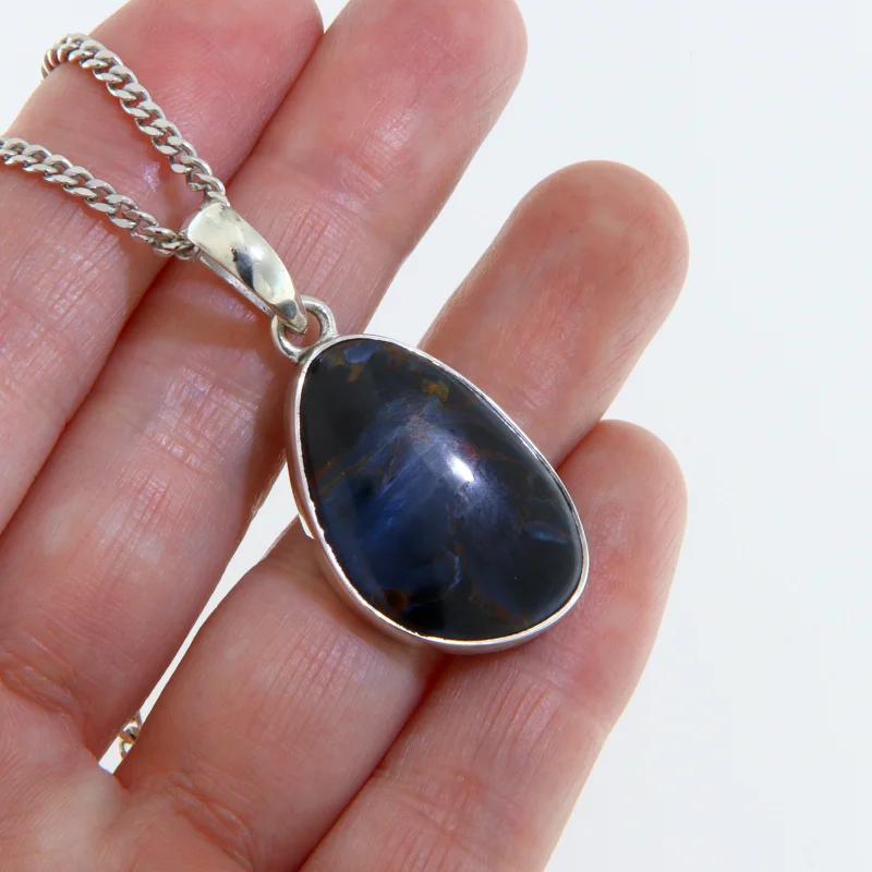 Pandantiv Argint 925 Pietersit Natural - Profunzime si Rafinament