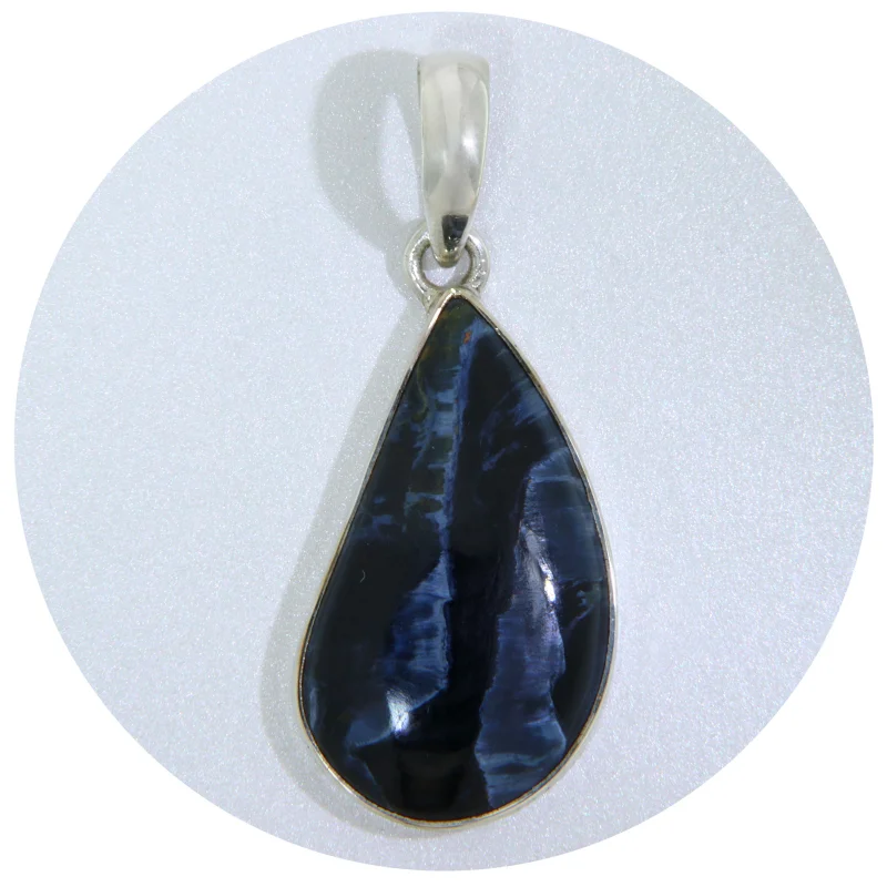  Pandantiv Argint 925 Pietersit Natural - Forta si Vibratie