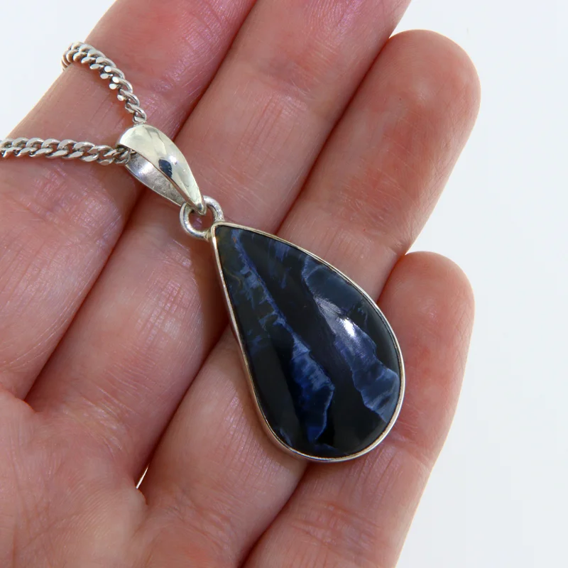  Pandantiv Argint 925 Pietersit Natural - Forta si Vibratie