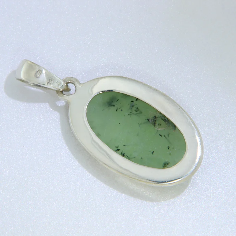 Pandantiv Argint 925 Prehnit Natural - Calm si Echilibru