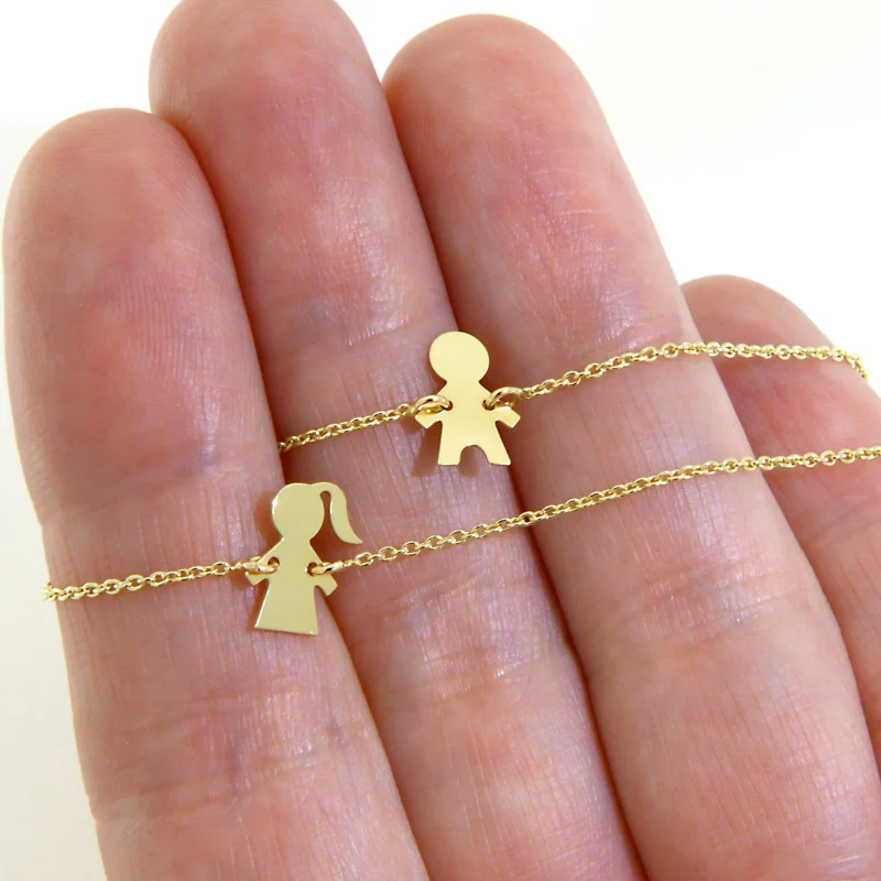 Bratara Lant Aur 14k Fata si Baiat