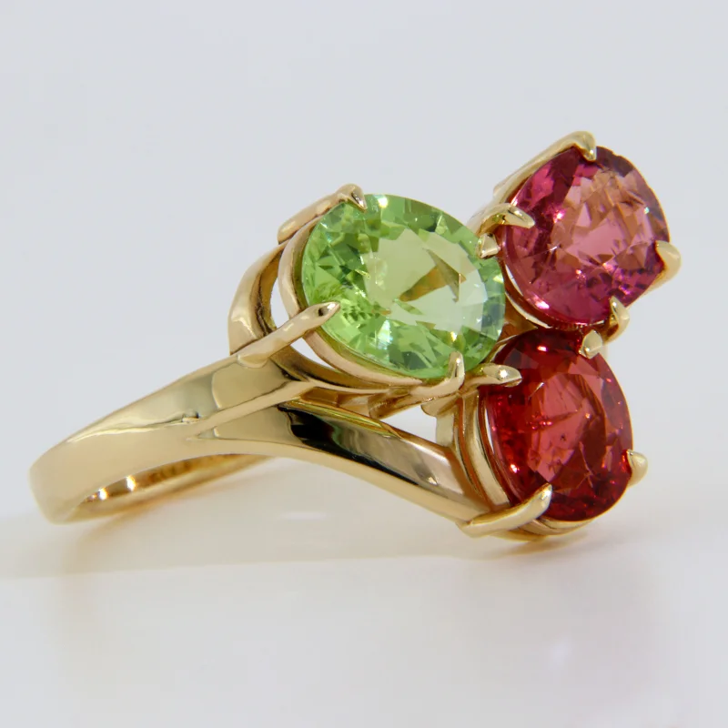  Inel Aur 14k Turmalina Naturala - Elegant si Modern