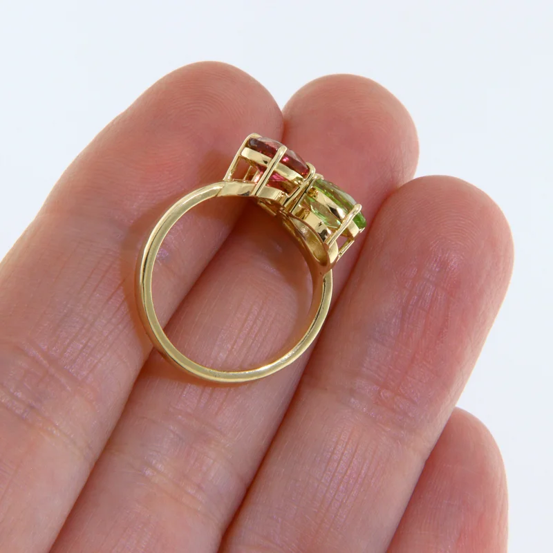  Inel Aur 14k Turmalina Naturala - Elegant si Modern