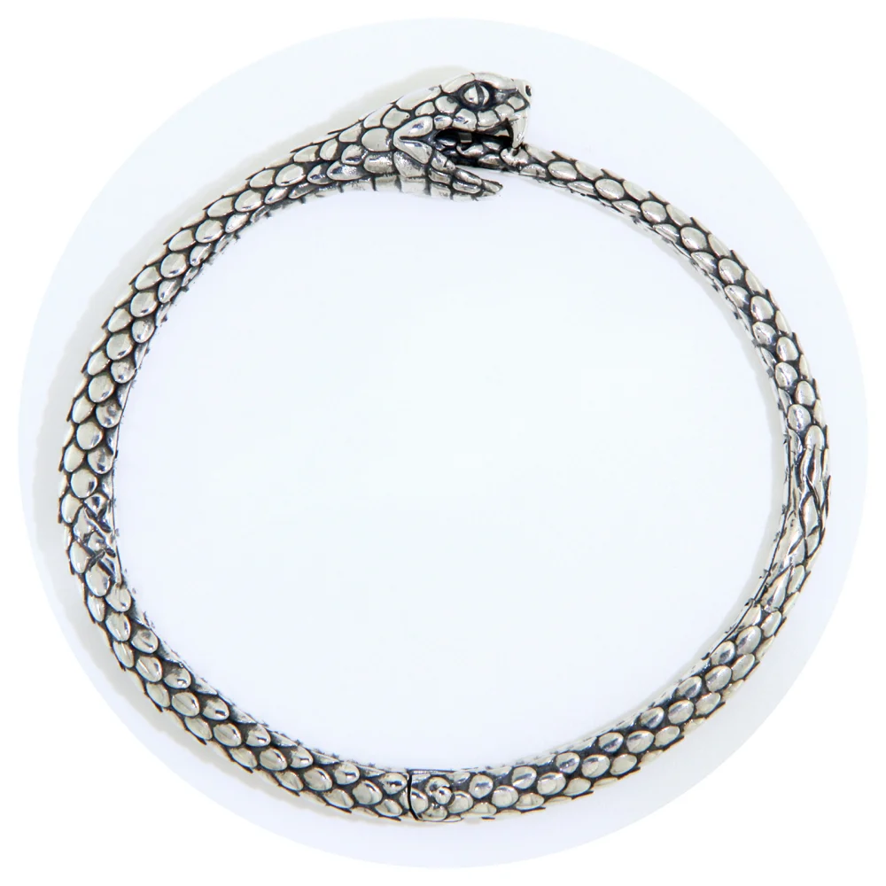 Bratara Argint 925 Ouroboros Sarpe – Simbolul Eternitatii