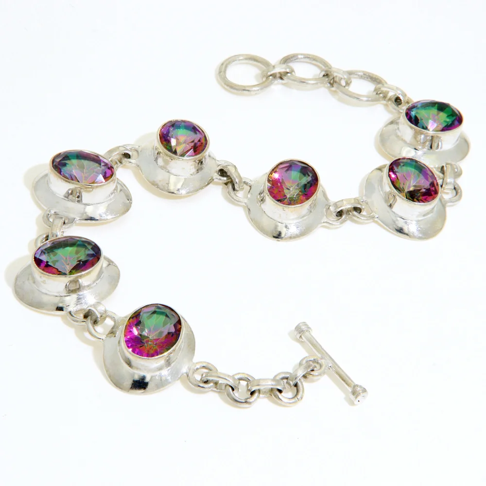 Bratara Argint 925 Topaz Mistic - Eleganta si Culoare