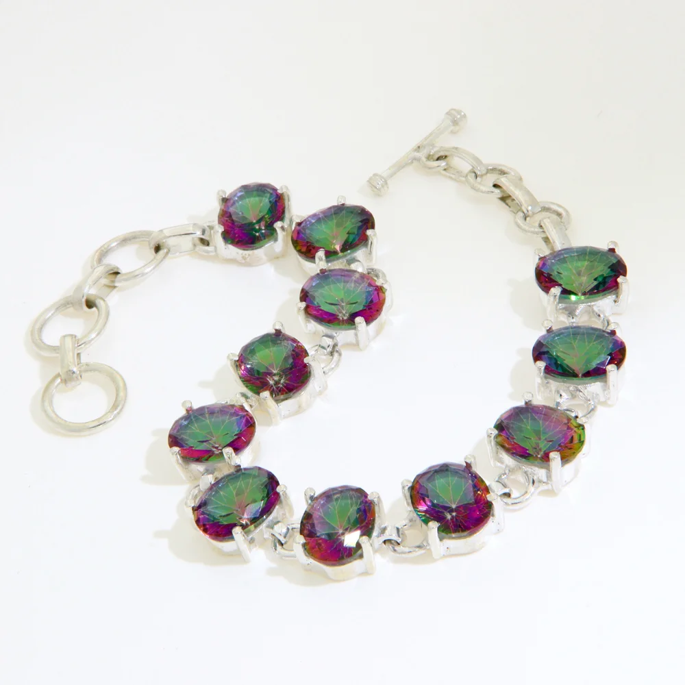 Bratara Argint 925 Topaz Mistic - Statement, Spectaculoasa