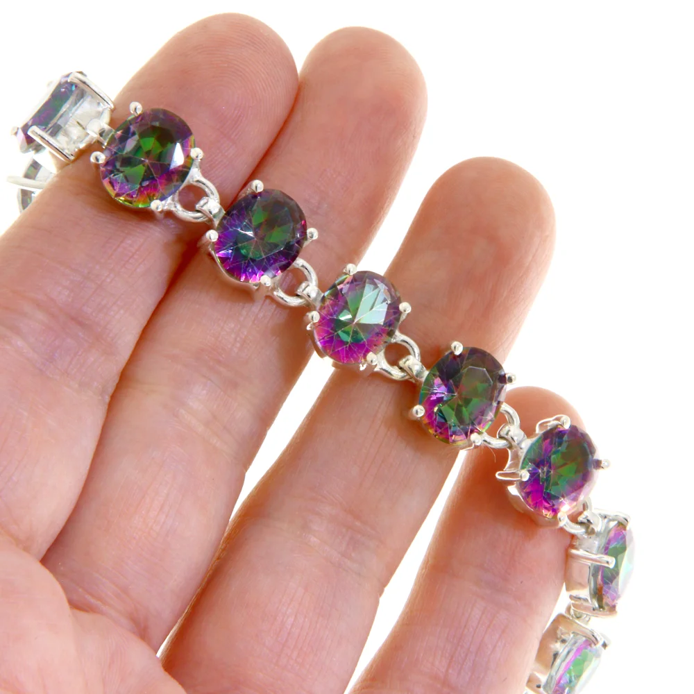 Bratara Argint 925 Topaz Mistic - Statement, Spectaculoasa