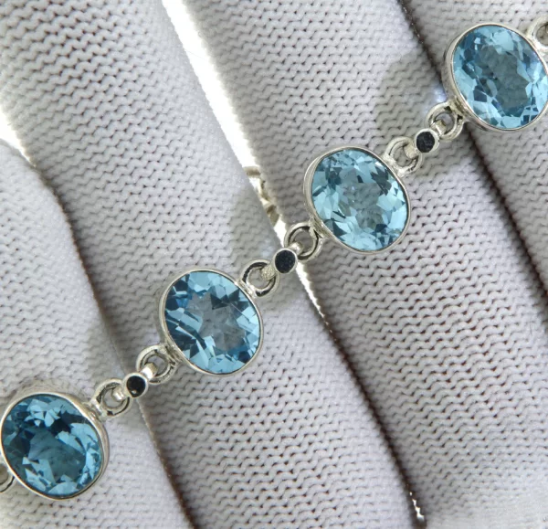 Bratara Argint 925 Topaz Natural - Rafinament si Stil