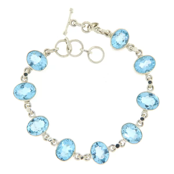 Bratara Argint 925 Topaz Natural - Rafinament si Stil